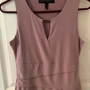 White House Black Market Keyhole Top XS Small Lilac